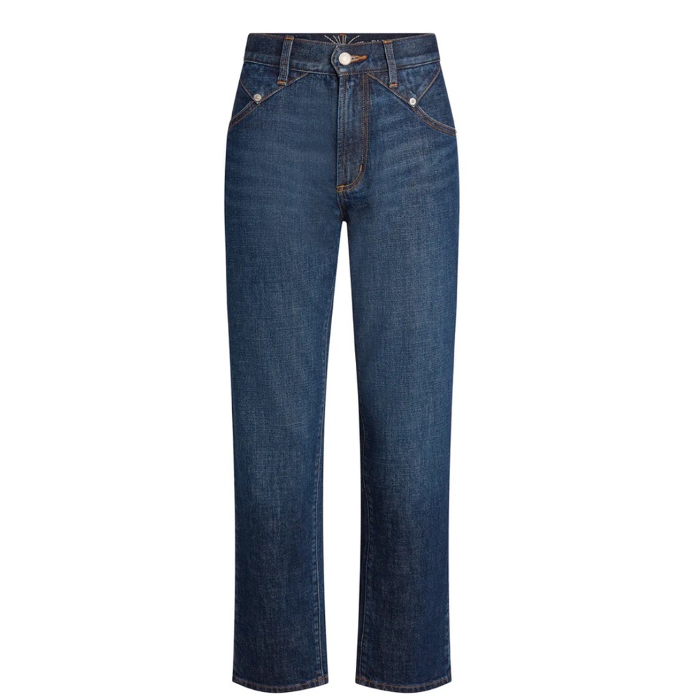 NWT Daily Blue Denim by AG Nidra In Legacy Slim Barrel Mid Wash Jean Size 28